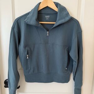 Old Navy Active Gray Fleece Pullover